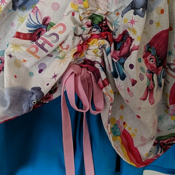 Custom made Trolls party dress - Picture 3 of 8